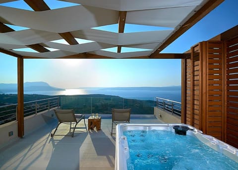 Natural landscape, Hot Tub, Balcony/Terrace, Sea view