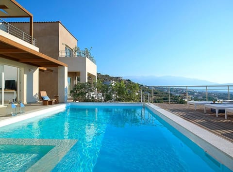 View (from property/room), Balcony/Terrace, Sea view, Swimming pool