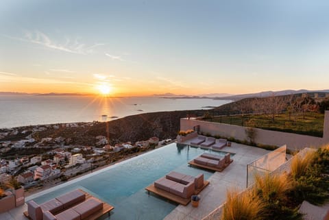 Sea view, Swimming pool, Sunset