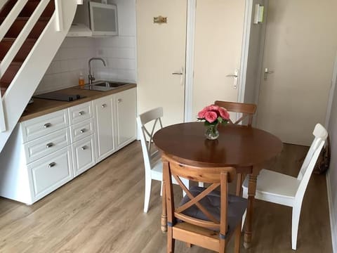 Kitchen or kitchenette, Dining area, stove