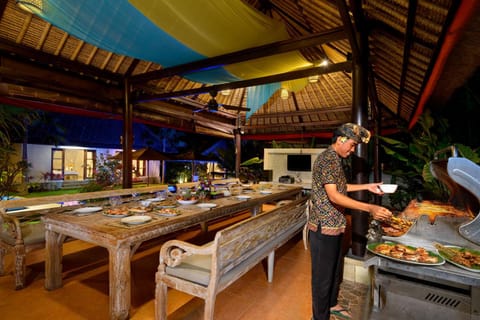 Staff, BBQ facilities