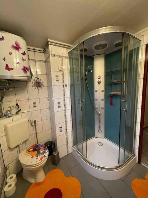 Shower, Toilet, Bathroom, towels