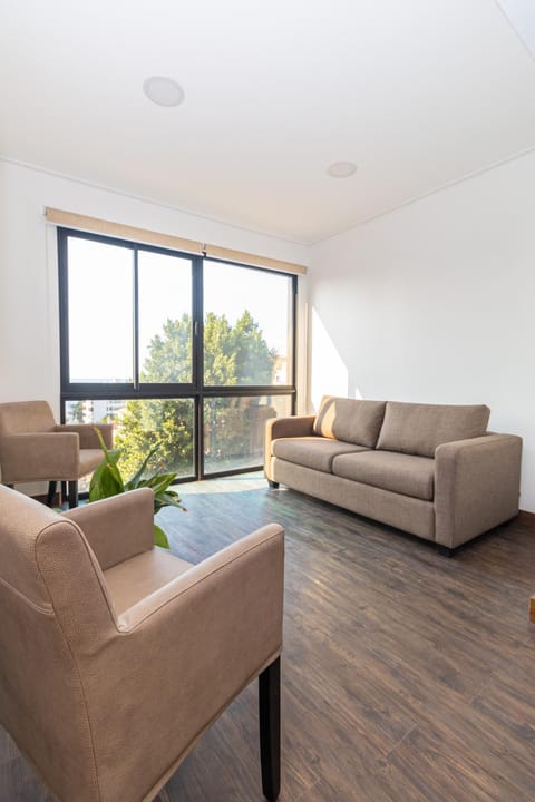 Living room, Seating area, Sea view