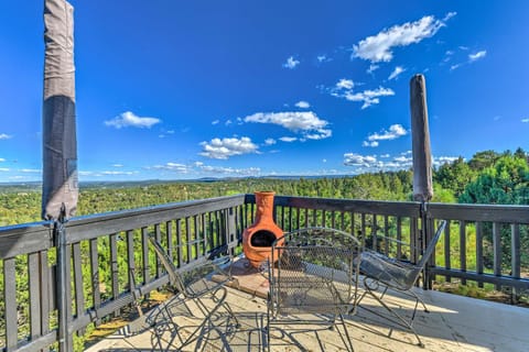 Serene Alto Cabin with Mountain Views and Fire Pit! House in Ruidoso