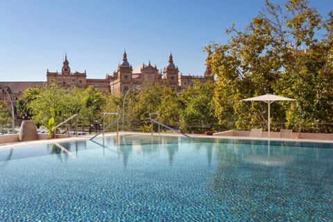 Solarium, City view, Pool view, Swimming pool