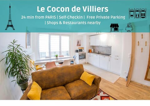 Kitchen or kitchenette, Living room, Seating area, Logo/Certificate/Sign