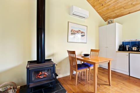 Dining area, flat iron