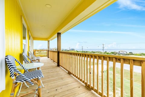 Yellow Daisy by the Sea House in Bolivar Peninsula