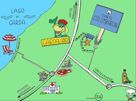 Corte Colombaron Apartment in Lake Garda