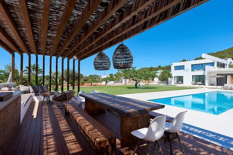 Exquisite Ibiza Villa Can Pegaso Grande Privileged Minimalist Style 16 guests San Juan Villa in Ibiza
