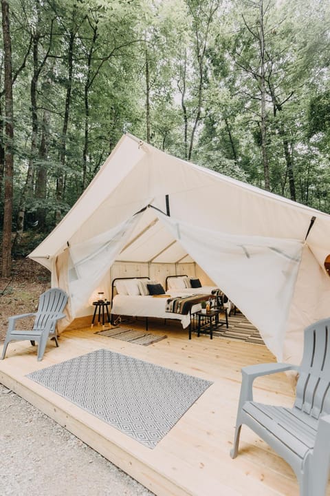 Timberline Glamping at Unicoi State Park Luxury tent in White County