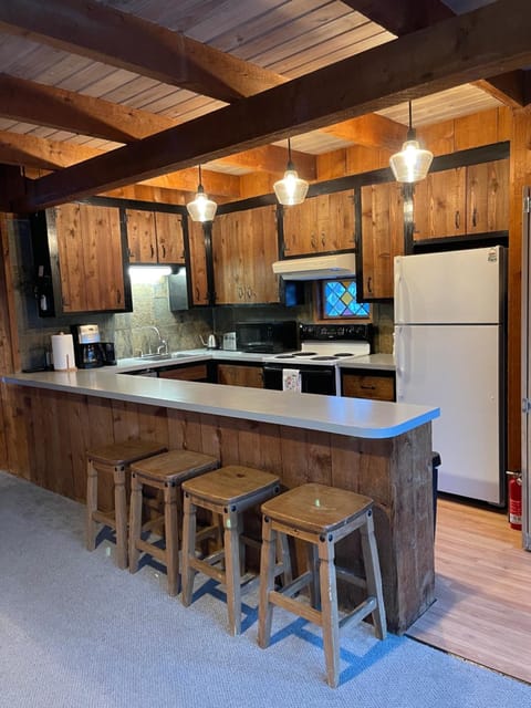 Kitchen or kitchenette, Dining area, dishwasher, minibar, pet friendly, stove