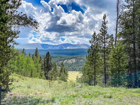 Secluded Log Cabin with Views & Hot Tub, Foosball, Wood Stove - Heavenly Homestead House in Park County