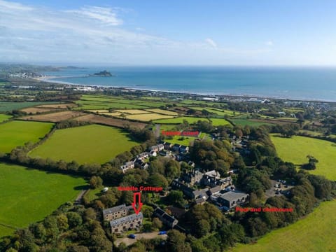 Nearby landmark, Natural landscape, Bird's eye view, Sea view