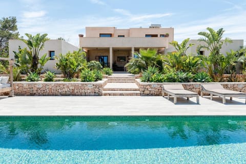 Lavish Ibizan Villa Beautiful Gardens Villa Izarra Located Between San Antonio and San Jose Villa in Ibiza