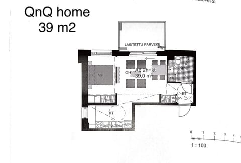 QnQ home -Pasila Apartment in Helsinki