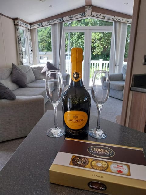 Family breaks at Rockley Park with Prosecco and a box of chocolates on arrival House in Poole