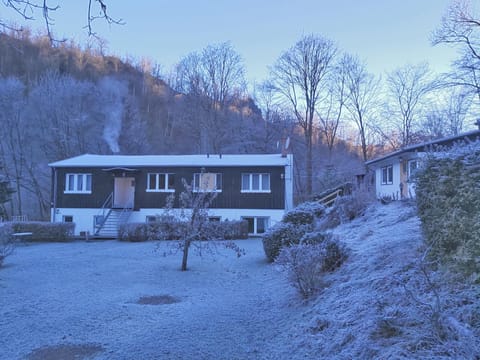 Property building, Day, Winter