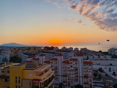 Natural landscape, Bird's eye view, City view, Sea view, Sunrise