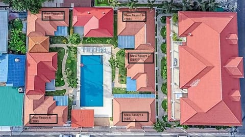 Property building, Neighbourhood, Bird's eye view, Swimming pool