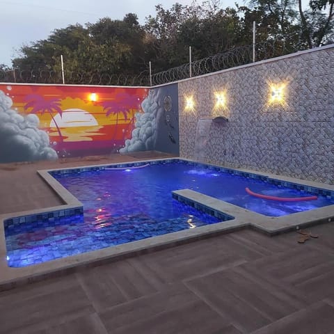 Casa com Piscina e 3 Quartos Climatizados 8km do Centro House in State of Tocantins