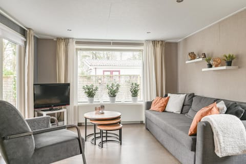 Ruime luxe 4 persoons Chalet midden op de Veluwe Wohnung in Hoenderloo