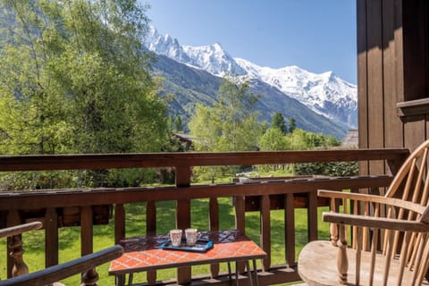 Chalet de l'aiguille with view on Mont Blanc Chalet in Chamonix