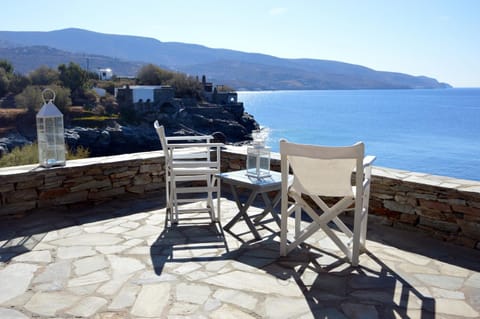 Patio, Day, Natural landscape, View (from property/room), Balcony/Terrace, Seating area, Sea view