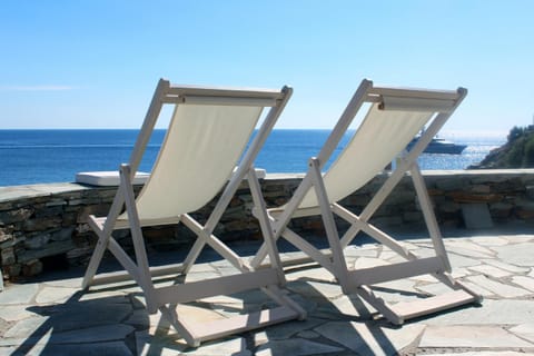 Day, Natural landscape, View (from property/room), Balcony/Terrace, Sea view, sunbed