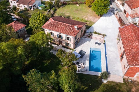 Property building, Bird's eye view, Swimming pool