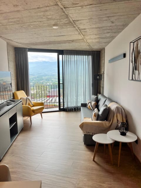 Natural landscape, Living room, Mountain view