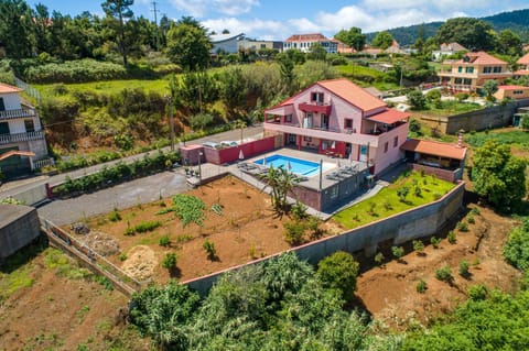 9 bedrooms house with private pool enclosed garden and wifi at Prazeres 5 km away from the beach House in Madeira District