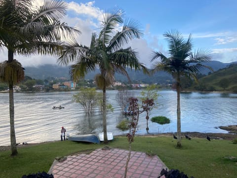 Natural landscape, Lake view, Mountain view