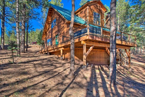 Family Cabin with Hot Tub 1 Mi to Angel Fire Resort House in Angel Fire