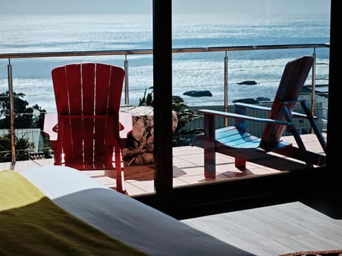 Balcony/Terrace, Seating area, Bedroom, Sea view