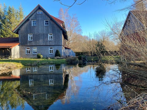 Property building, Day, Lake view