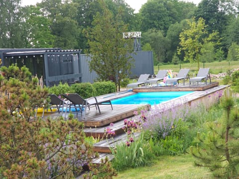 Vaitų Riešutynė - Small shipping container house House in Lithuania