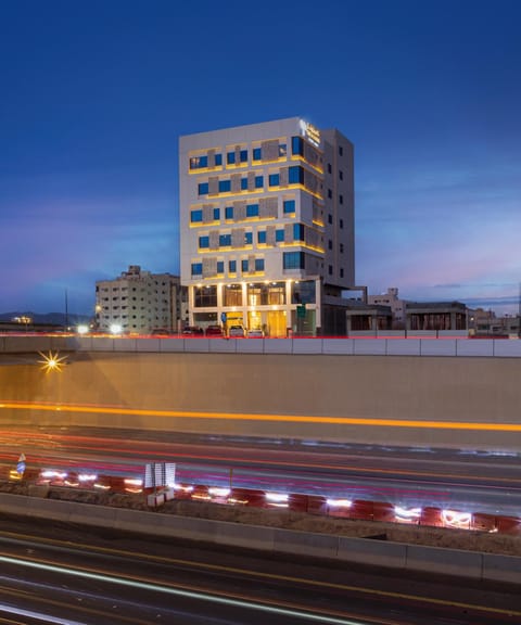 Property building, Night, City view