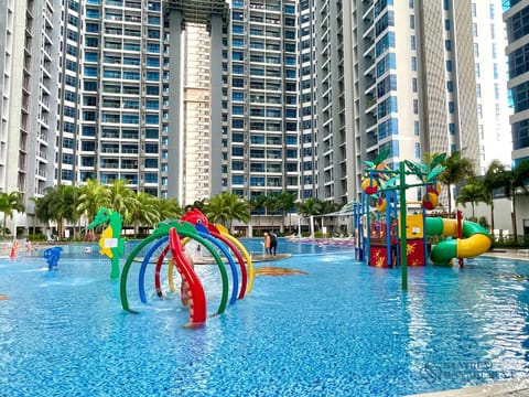 Day, Children play ground, Aqua park, Swimming pool