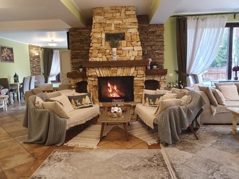 Living room, Seating area, fireplace