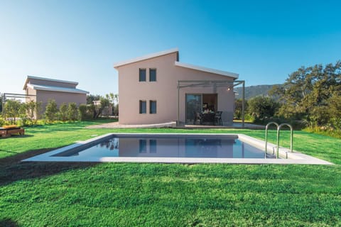 Property building, Day, Natural landscape, Garden, Garden view, Pool view, Swimming pool