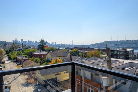 Seattle Urban Village - Vashon1 - Roof top view deck House in Lake Union