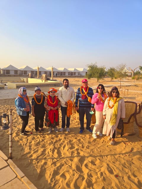 Sea view, group of guests