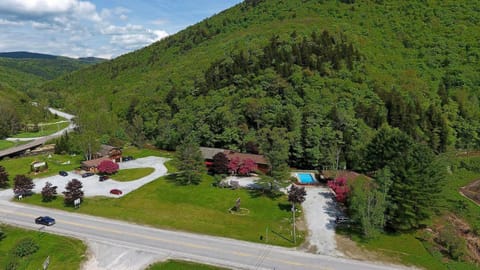 Natural landscape, Bird's eye view, Mountain view