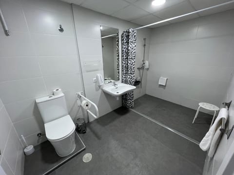 Shower, Bathroom, Facility for disabled guests