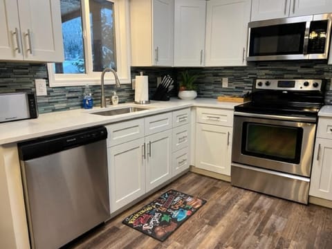 dishwasher, minibar, pet friendly, stove, toaster, kitchen