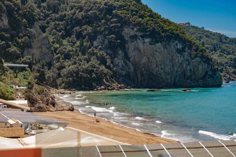 Natural landscape, Beach, Mountain view, Sea view