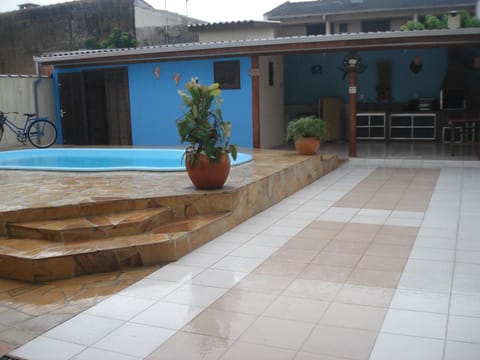 Patio, BBQ facilities, Pool view