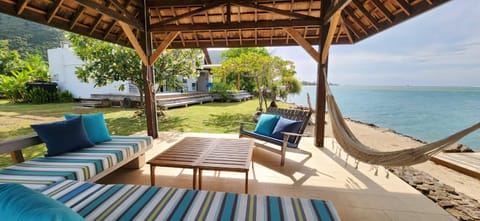 Patio, Natural landscape, Sea view