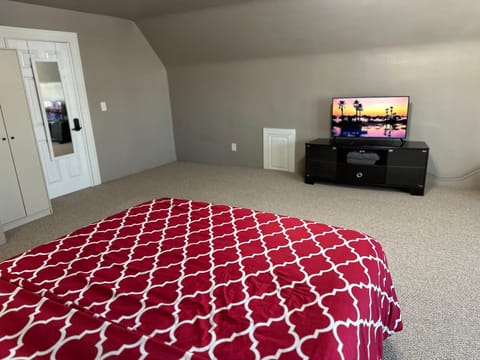 Bed, TV and multimedia, Photo of the whole room, Bedroom